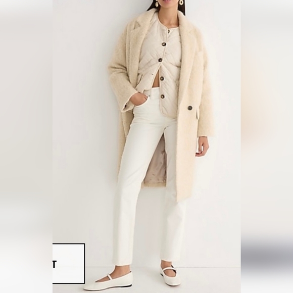 J. Crew Re- Imagined Women Sz30P Ivory Straight Leg Corduroy Pants - Picture 2 of 13